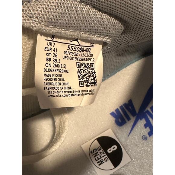 Jordan 1 Retro High Hyper Royal Smoke Grey - Picture 6 of 8